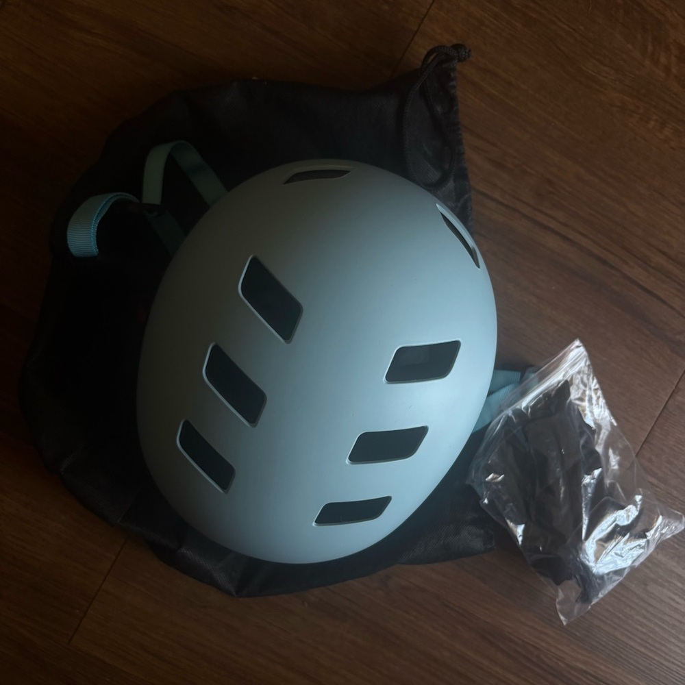 Matte Light Blue Medium Teen/Young Adult Helmet